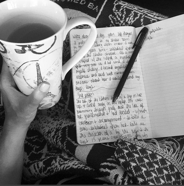 writing tea